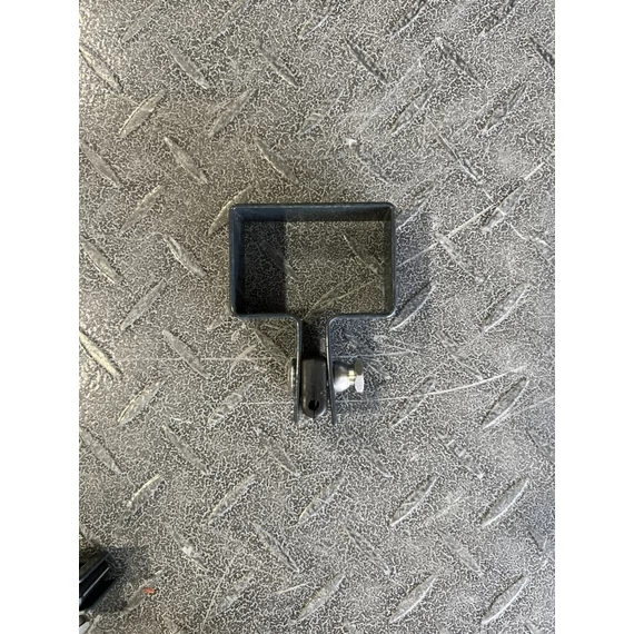 Oszlop bilincs 60x40mm antracit végoszlophoz